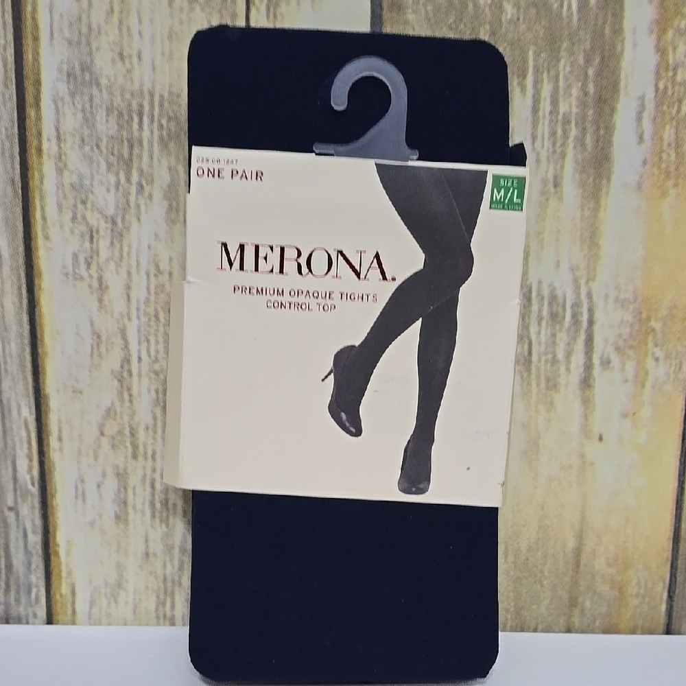 Merona Navy Opaque Tights